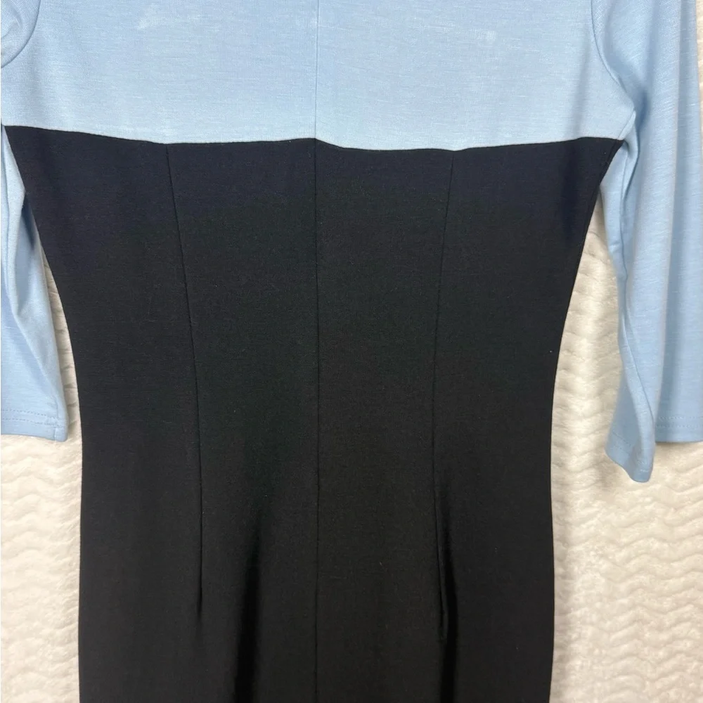 Retro beautiful sky blue half Sleeve Dress. Size S/M - Picture 11 of 11
